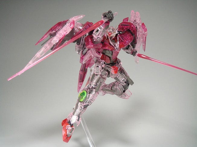 Gundam 00 Toys & Hobbies: Models & Kits:Science Fiction:Gundam RG 00 RAISER TRANS-AM CLEAR VER. (GUNPA EXPO 2015)