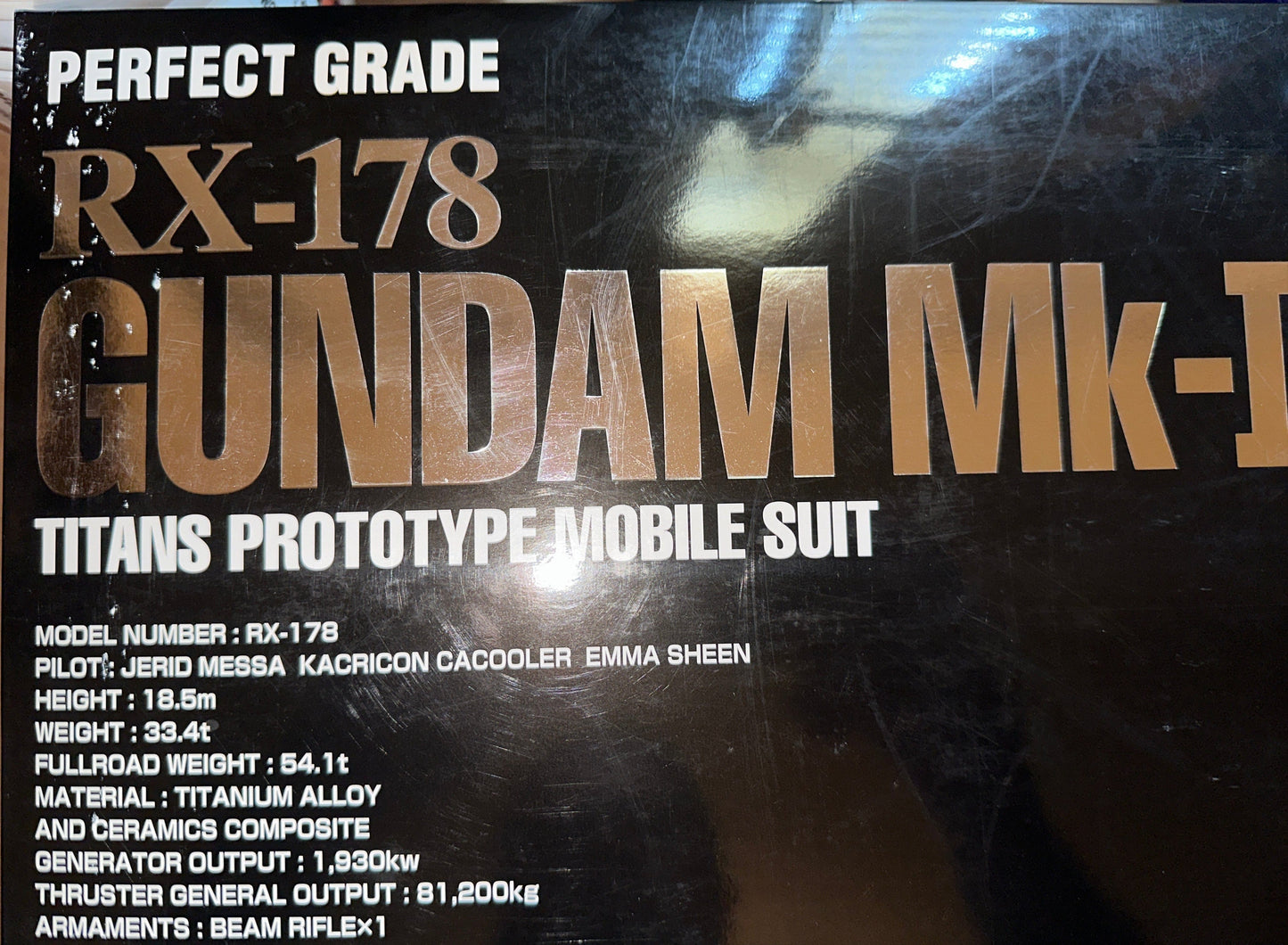 Mobile Suit Zeta Gundam Toys & Hobbies: Models & Kits:Science Fiction:Gundam PG RX-178 GUNDAM Mk-II (Box Damage)