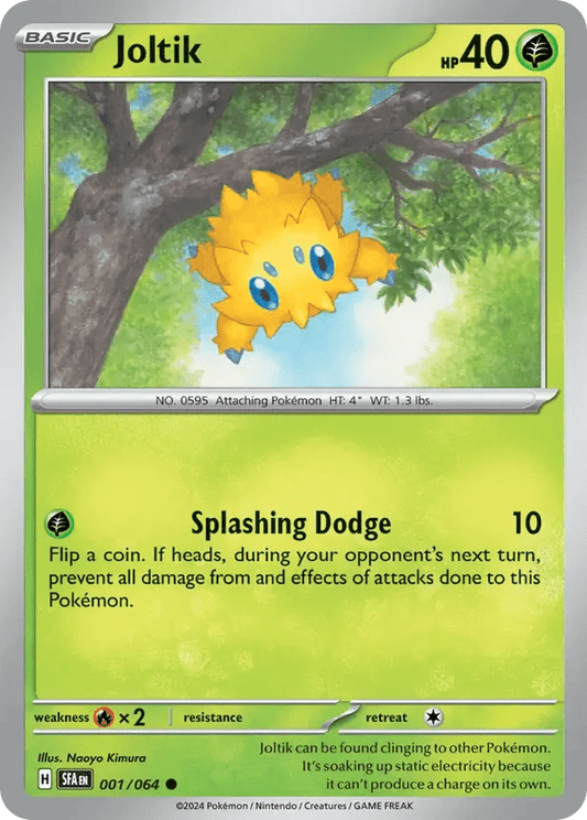 The Pokémon Company Pokémon TCG Joltik ● (1/64) Pokémon TCG - Shrouded Fable - Singles #1 - Pick'Em!