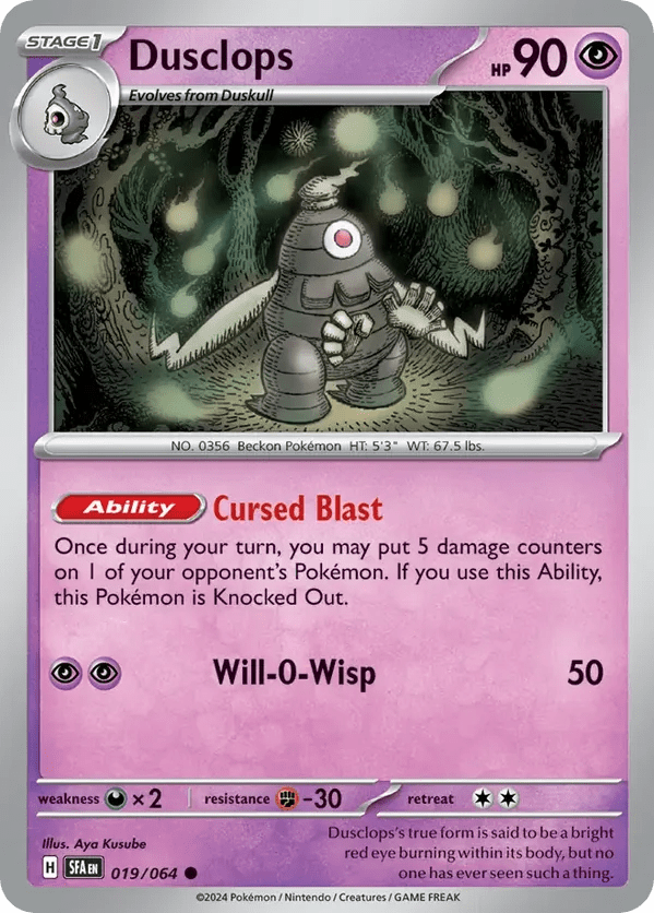 The Pokémon Company Pokémon TCG Dusclops ● (19/64) Pokémon TCG - Shrouded Fable - Singles #1 - Pick'Em!