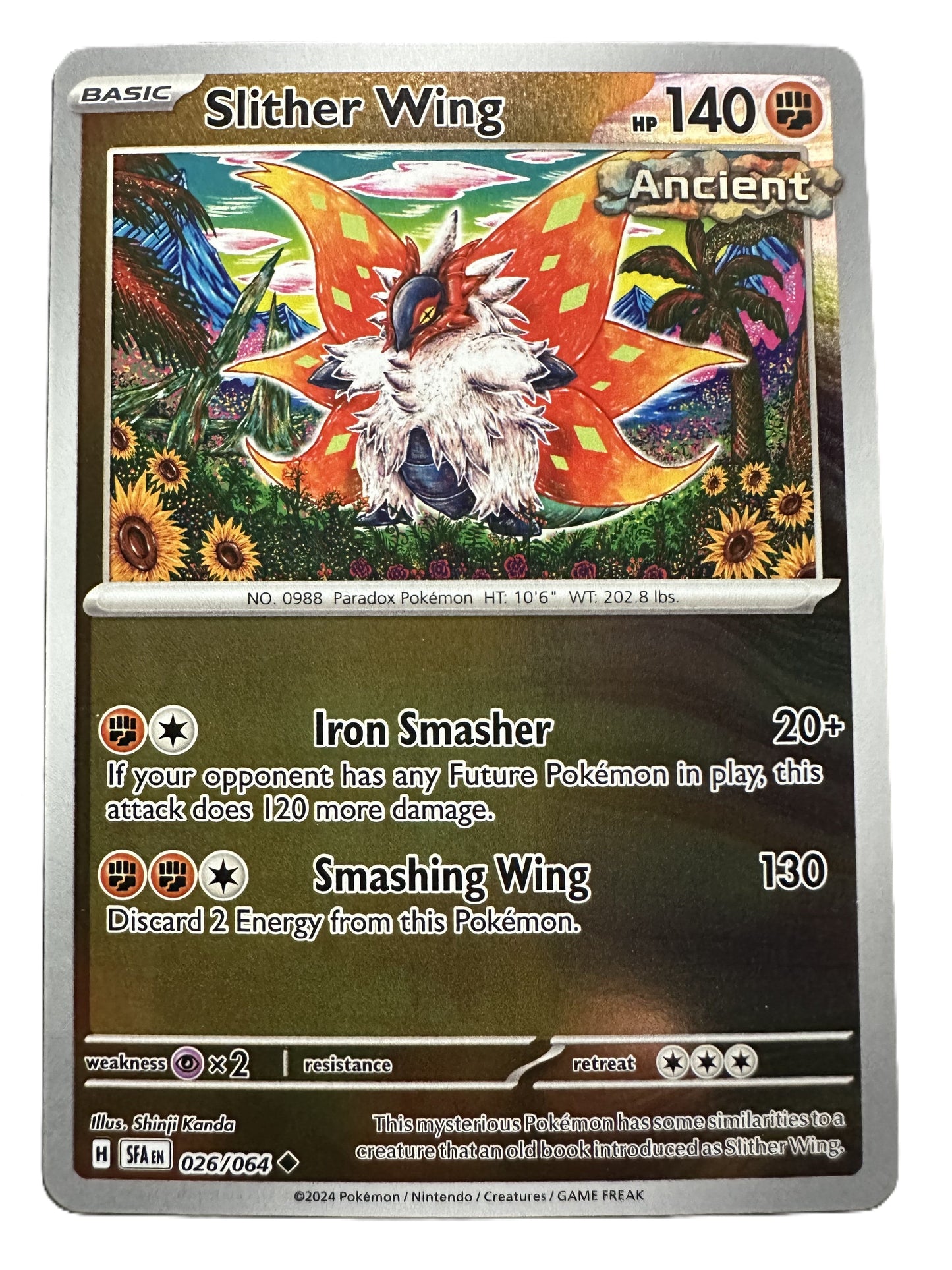 The Pokémon Company Pokémon TCG Slither Wing Rev Holo ◆ (26/64) Pokémon TCG - Shrouded Fable - Singles #1 - Pick'Em!