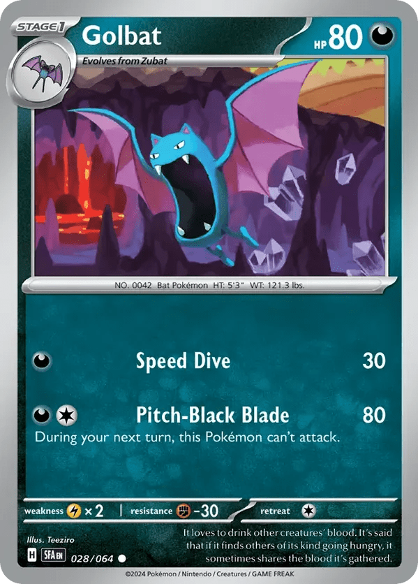 The Pokémon Company Pokémon TCG Golbat ● (28/64) Pokémon TCG - Shrouded Fable - Singles #1 - Pick'Em!