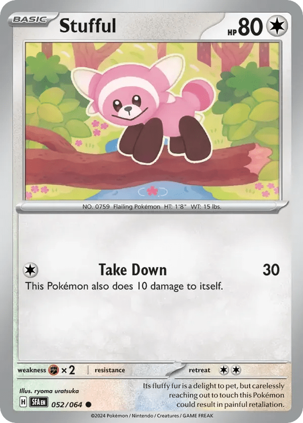 The Pokémon Company Pokémon TCG Stufful ● (52/64) Pokémon TCG - Shrouded Fable - Singles #1 - Pick'Em!