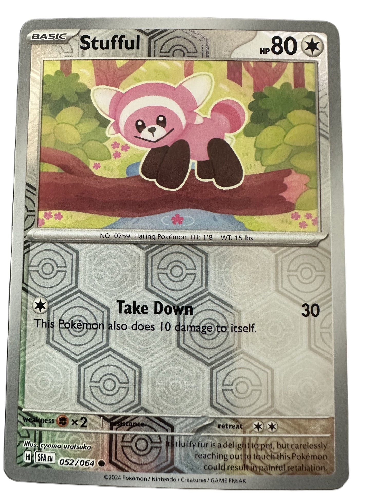The Pokémon Company Pokémon TCG Stufful Rev Holo ● (52/64) Pokémon TCG - Shrouded Fable - Singles #1 - Pick'Em!