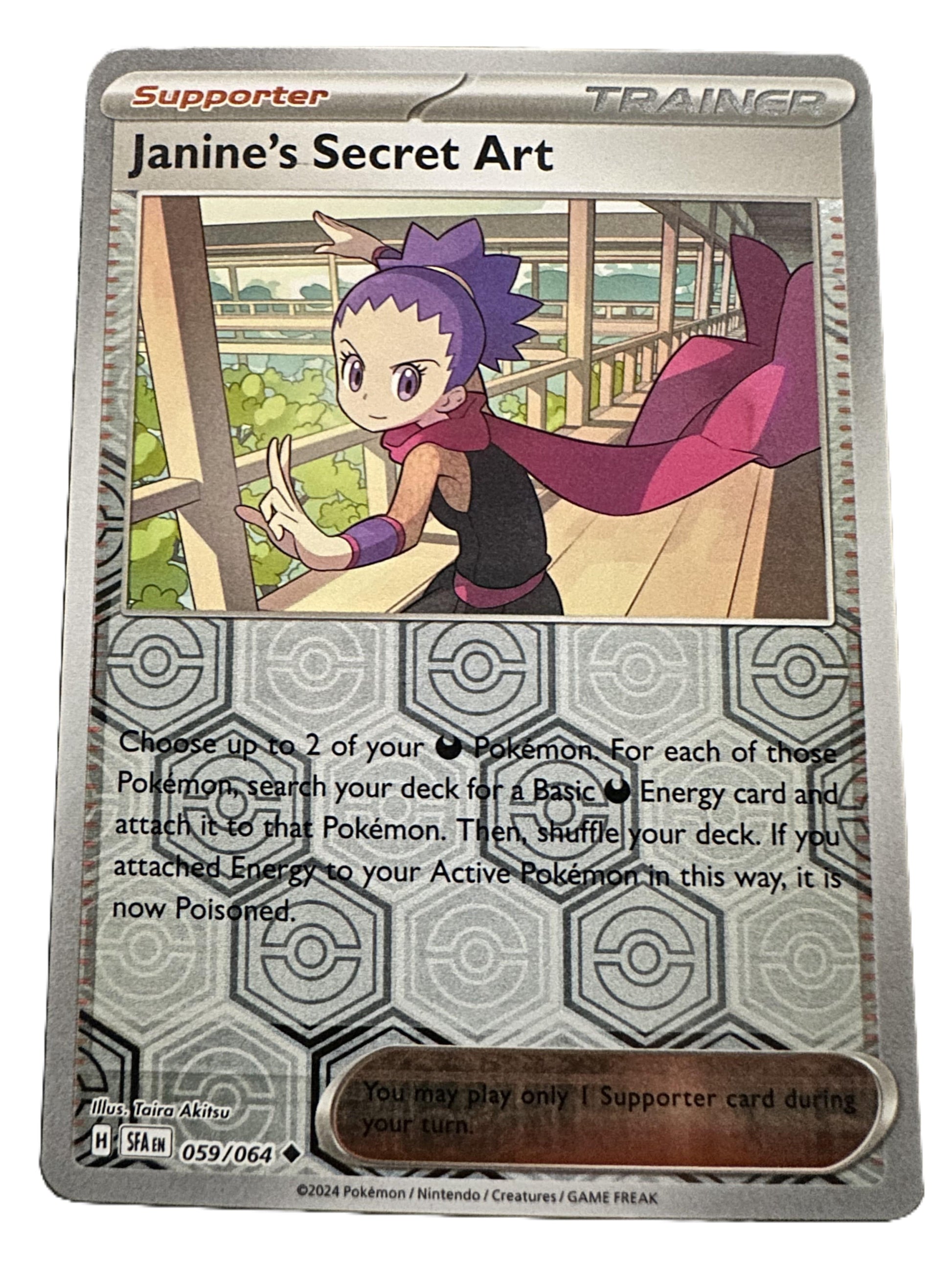 The Pokémon Company Pokémon TCG Janine's Secret Art Rev Holo ◆ (59/64) Pokémon TCG - Shrouded Fable - Singles #2 - Pick'Em!