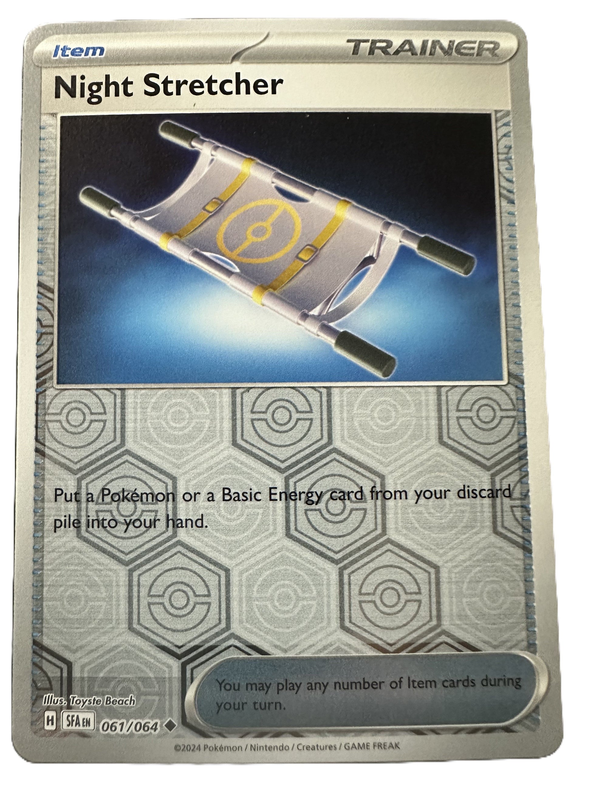 The Pokémon Company Pokémon TCG Night Stretcher Rev Halo ◆ (61/64) Pokémon TCG - Shrouded Fable - Singles #2 - Pick'Em!