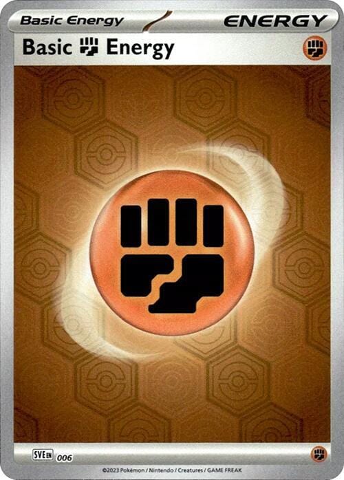 The Pokémon Company Pokémon TCG Basic Fighting Energy Rev Holo (006) Pokémon TCG - Shrouded Fable - Singles #2 - Pick'Em!