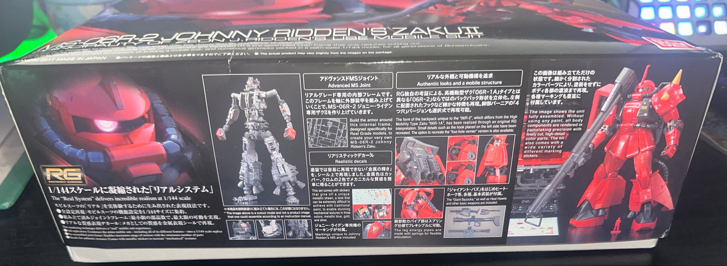RG MS-06R-2 JOHNNY RIDDEN'S ZAKU II (Box Damage)