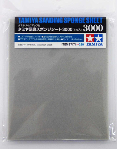 TAMIYA SANDING SPONGE SHEET SET (180,240,320,400,600,1000,1500,2000,3000)