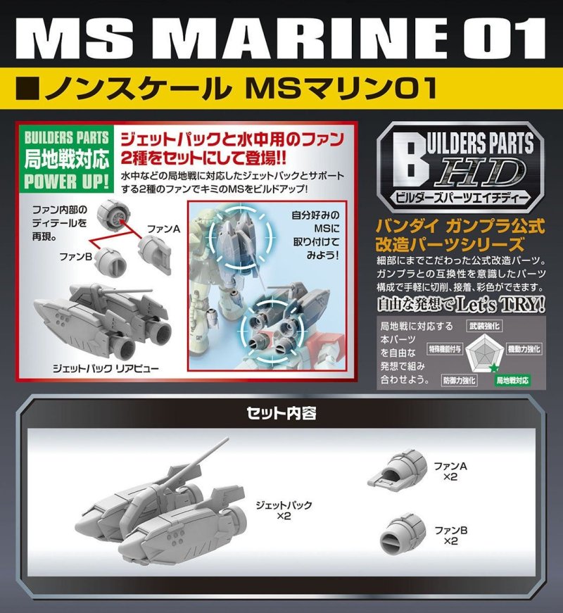 BUILDERS PARTS HD: MS MARINE 01 (BPHD-34)
