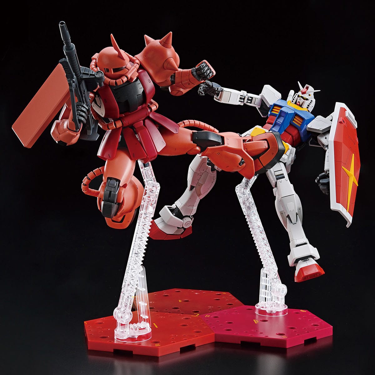 Bandai Spirits Toys & Hobbies: Models & Kits:Science Fiction:Gundam THE GUNDAM BASE LIMITED ACTION BASE 4 [CHAR AZNABLE'S COLORS]