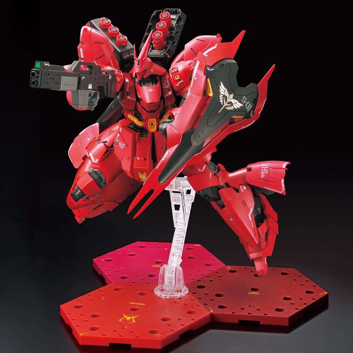 Bandai Spirits Toys & Hobbies: Models & Kits:Science Fiction:Gundam THE GUNDAM BASE LIMITED ACTION BASE 4 [CHAR AZNABLE'S COLORS]