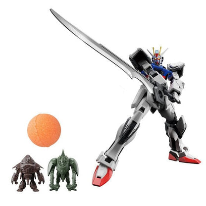 Bandai Toys & Hobbies: Models & Kits:Science Fiction:Gundam ENTRY GRADE GAT-X105 STRIKE GUNDAM (GRAND SLAM EQUIPPED TYPE) & MINI GUNPLA MOBILE GOOhn (BROWN) OR MOBILE ZnO (GREEN) - BIKKURA TAMAGO