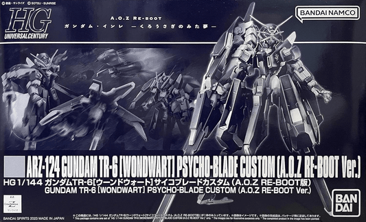 DFW OTAKU CONNECTION Toys & Hobbies: Models & Kits:Science Fiction:Gundam HG ARZ-124 GUNDAM TR-6 [WONDWART] PSYCHO-BLADE CUSTOM (A.O.Z RE-BOOT Ver.)