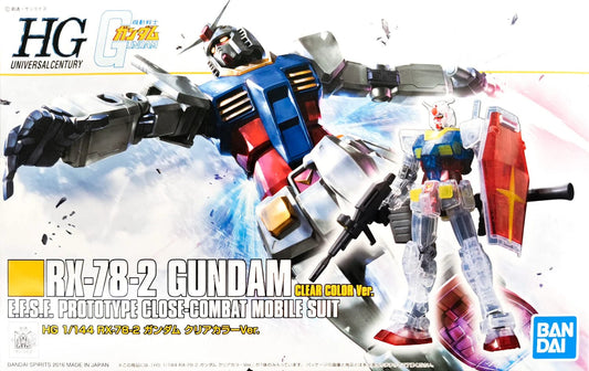 DFW OTAKU CONNECTION Toys & Hobbies: Models & Kits:Science Fiction:Gundam HG RX-78-2 GUNDAM CLEAR COLOR Ver.