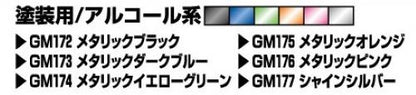GUNDAM MARKER GMS-125 (GUNDAM METALLIC MARKER SET 2)