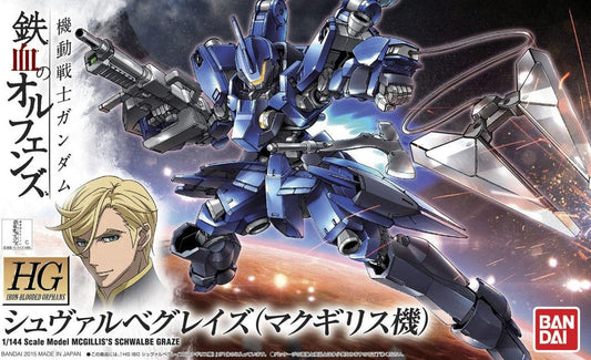 Iron-Blooded Orphans Toys & Hobbies: Models & Kits:Science Fiction:Gundam HG MCGILLIS'S SCHWALBE GRAZE #003 (Box Damage)