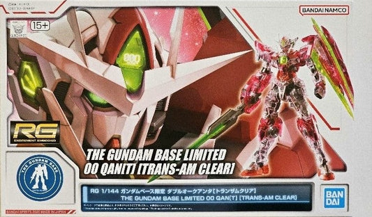 Mobile Suit Gundam 00 Toys & Hobbies:Models & Kits:Figures RG THE GUNDAM BASE LIMITED 00 QAN[T] [TRANS-AM CLEAR]