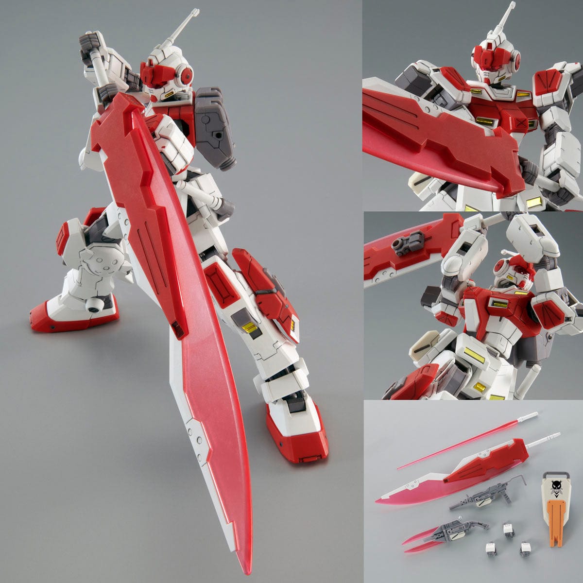 Mobile Suit Gundam Aggressor Toys & Hobbies: Models & Kits:Science Fiction:Gundam HG RX-80RR Red Rider