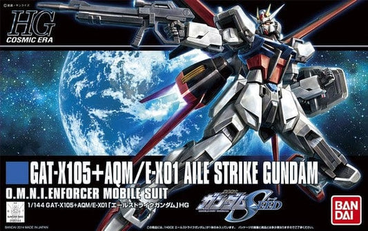 Mobile Suit Gundam SEED Toys & Hobbies: Models & Kits:Science Fiction:Gundam HG GAT-X105+AQM/E-X01 Aile Strike Gundam #171
