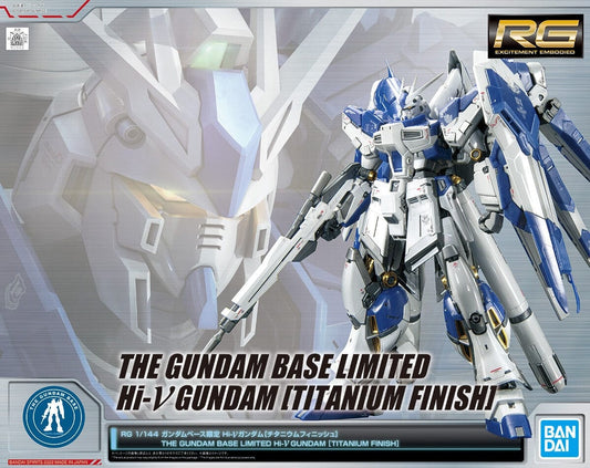 Mobile Suit Gundam Toys & Hobbies: Models & Kits:Science Fiction:Gundam RG THE GUNDAM BASE LIMITED Hi-V GUNDAM [TITANIUM FINISH]