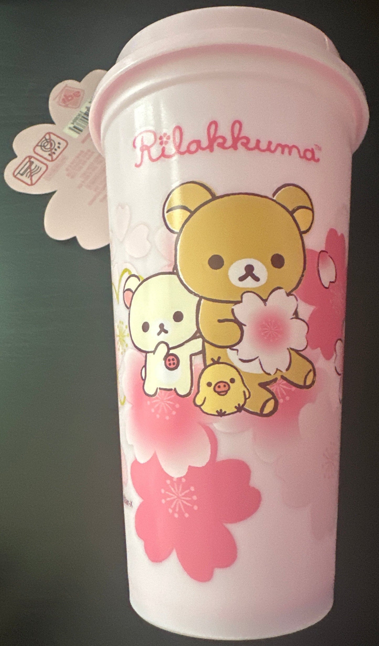 Rilakkuma Drinkware Rilakkuma Cups Set Of Two (Cherry Blossom) (Round 1 Exclusive)