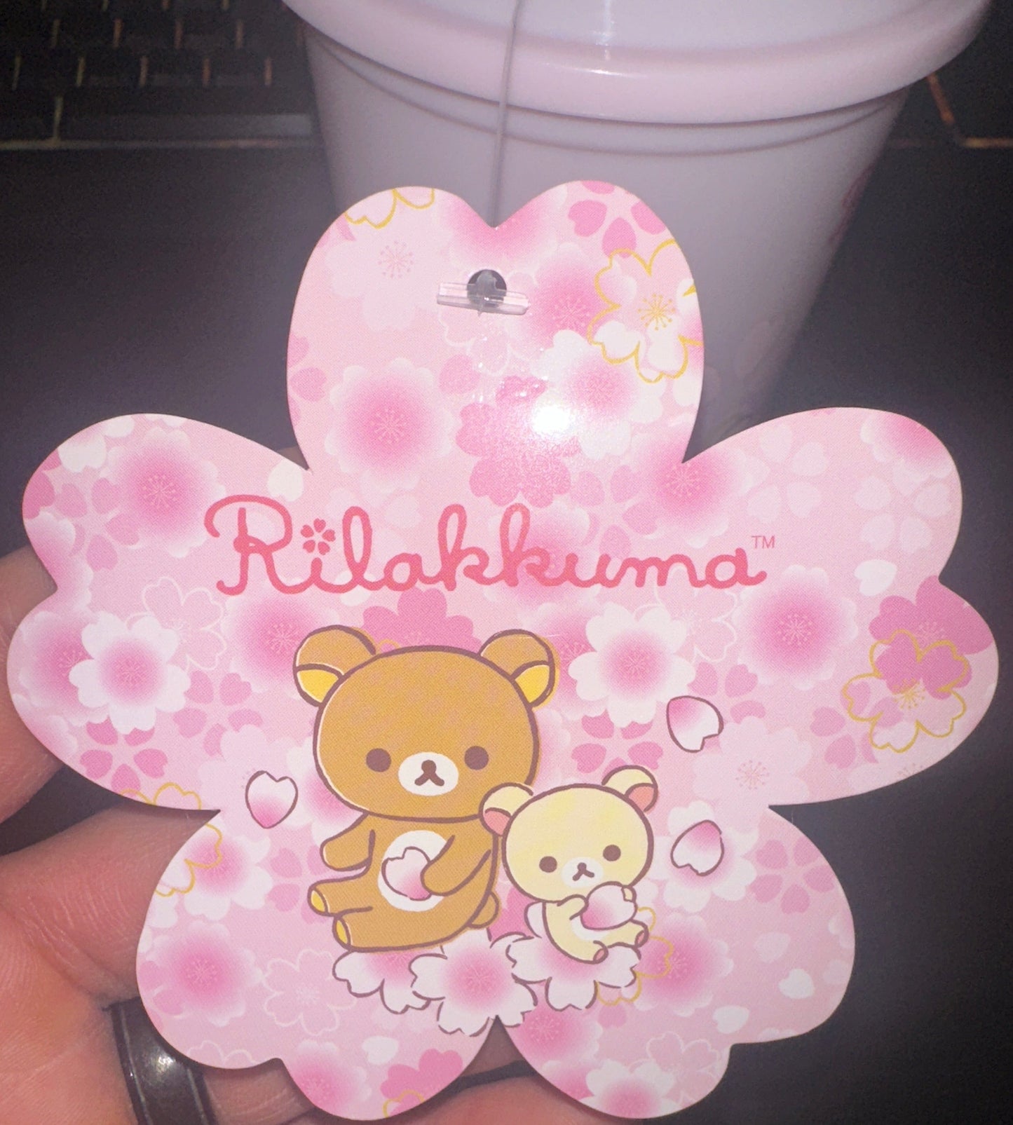 Rilakkuma Drinkware Rilakkuma Cups Set Of Two (Cherry Blossom) (Round 1 Exclusive)