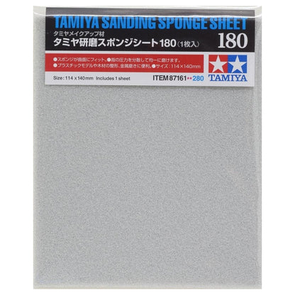 TAMIYA SANDING SPONGE SHEET SET (180,240,320,400,600,1000,1500,2000,3000)