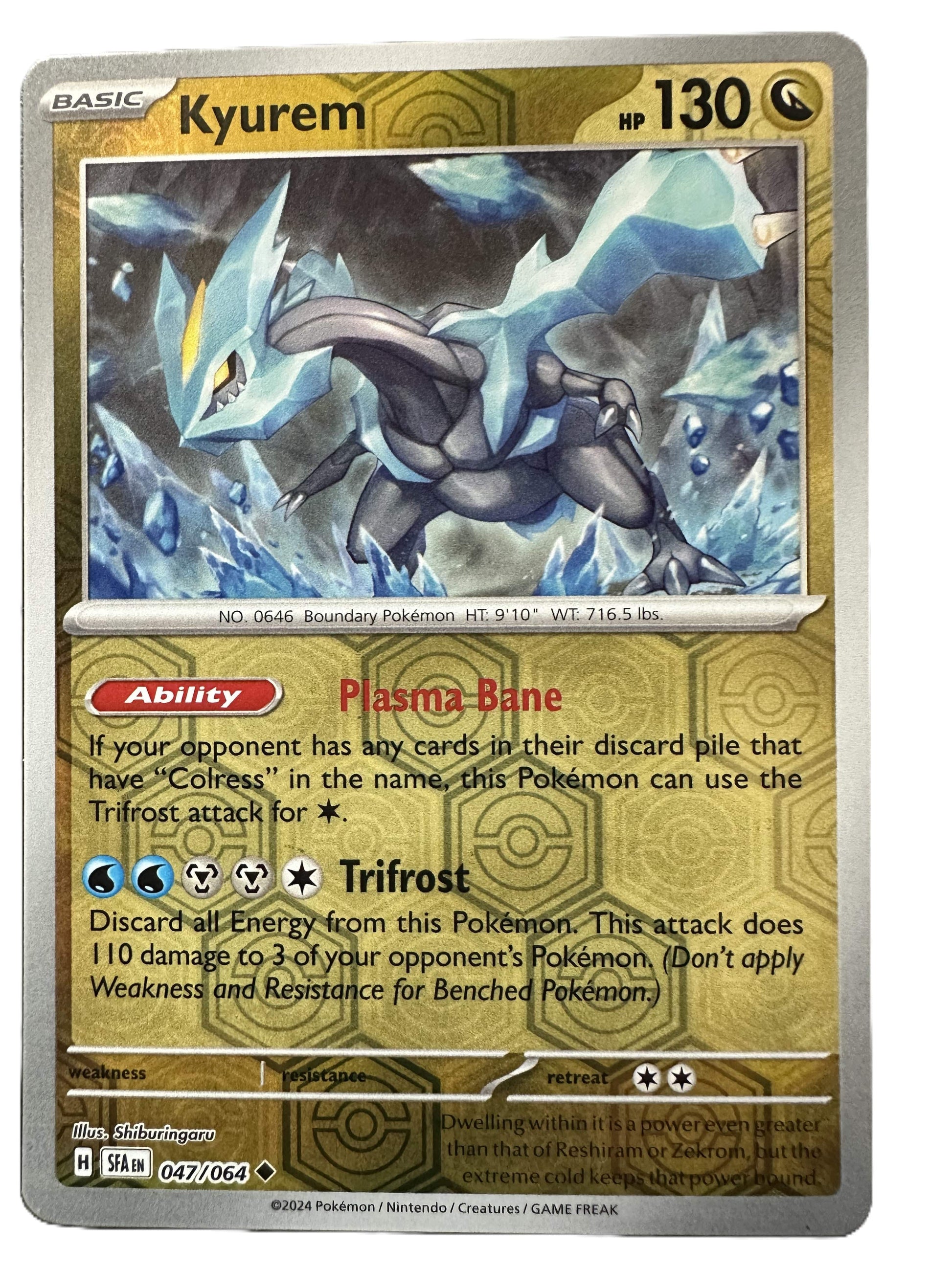 The Pokémon Company Pokémon TCG Kyurem Rev Holo ◆ (47/64) Pokémon TCG - Shrouded Fable - Singles #1 - Pick'Em!