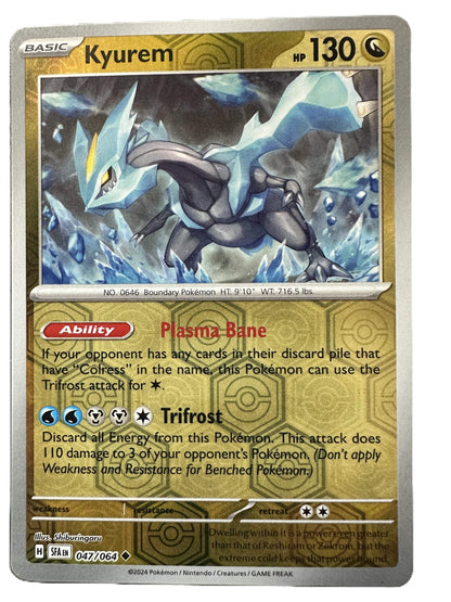 The Pokémon Company Pokémon TCG Kyurem Rev Holo ◆ (47/64) Pokémon TCG - Shrouded Fable - Singles #1 - Pick'Em!