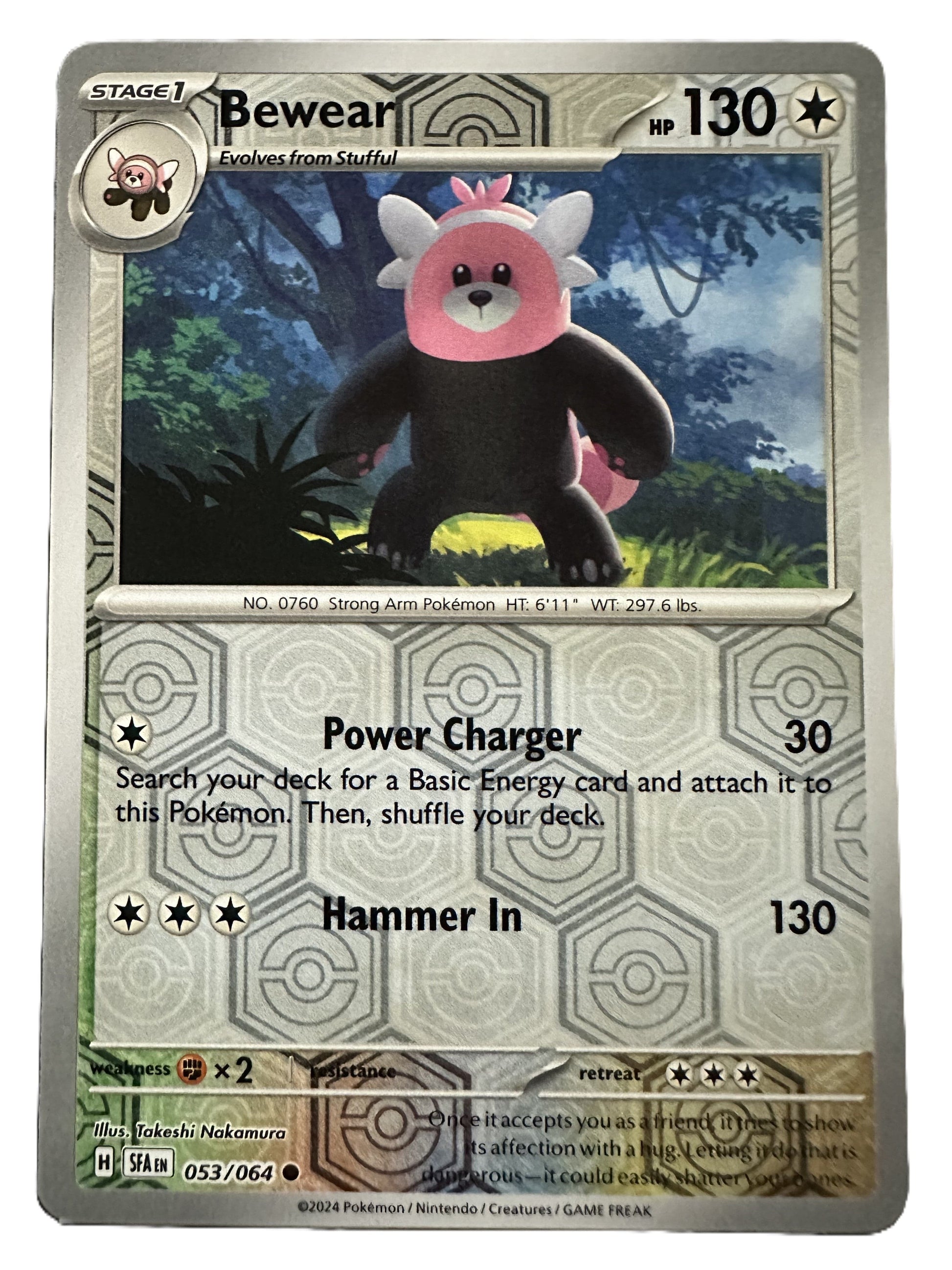 The Pokémon Company Pokémon TCG Bewear Rev Holo ● (53/64) Pokémon TCG - Shrouded Fable - Singles #1 - Pick'Em!