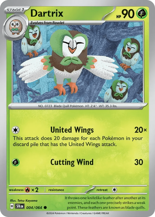 The Pokémon Company Pokémon TCG Dartrix ● (4/64) Pokémon TCG - Shrouded Fable - Singles #1 - Pick'Em!