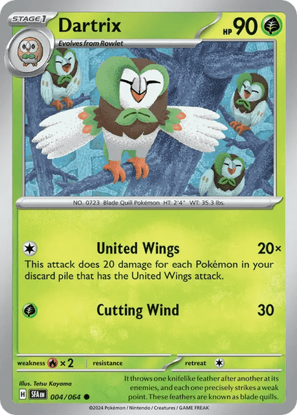 The Pokémon Company Pokémon TCG Dartrix ● (4/64) Pokémon TCG - Shrouded Fable - Singles #1 - Pick'Em!