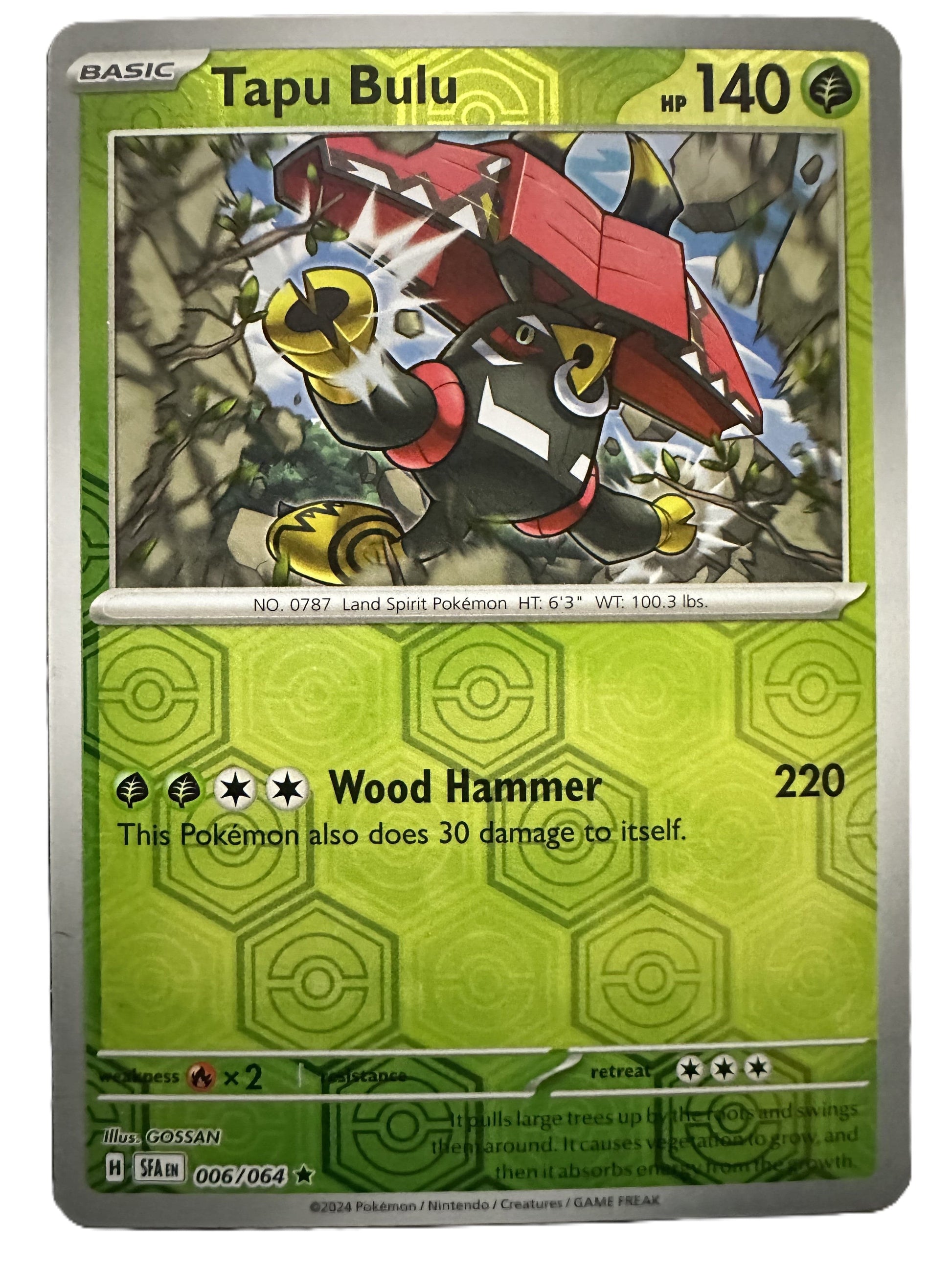 The Pokémon Company Pokémon TCG Tapu Bulu Rev Holo ★ (6/64) Pokémon TCG - Shrouded Fable - Singles #1 - Pick'Em!