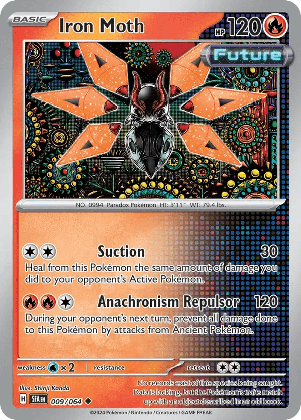 The Pokémon Company Pokémon TCG Iron Moth ◆ (9/64) Pokémon TCG - Shrouded Fable - Singles #1 - Pick'Em!