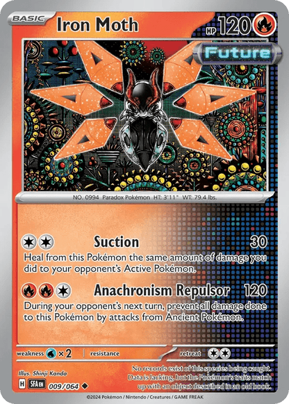 The Pokémon Company Pokémon TCG Iron Moth ◆ (9/64) Pokémon TCG - Shrouded Fable - Singles #1 - Pick'Em!