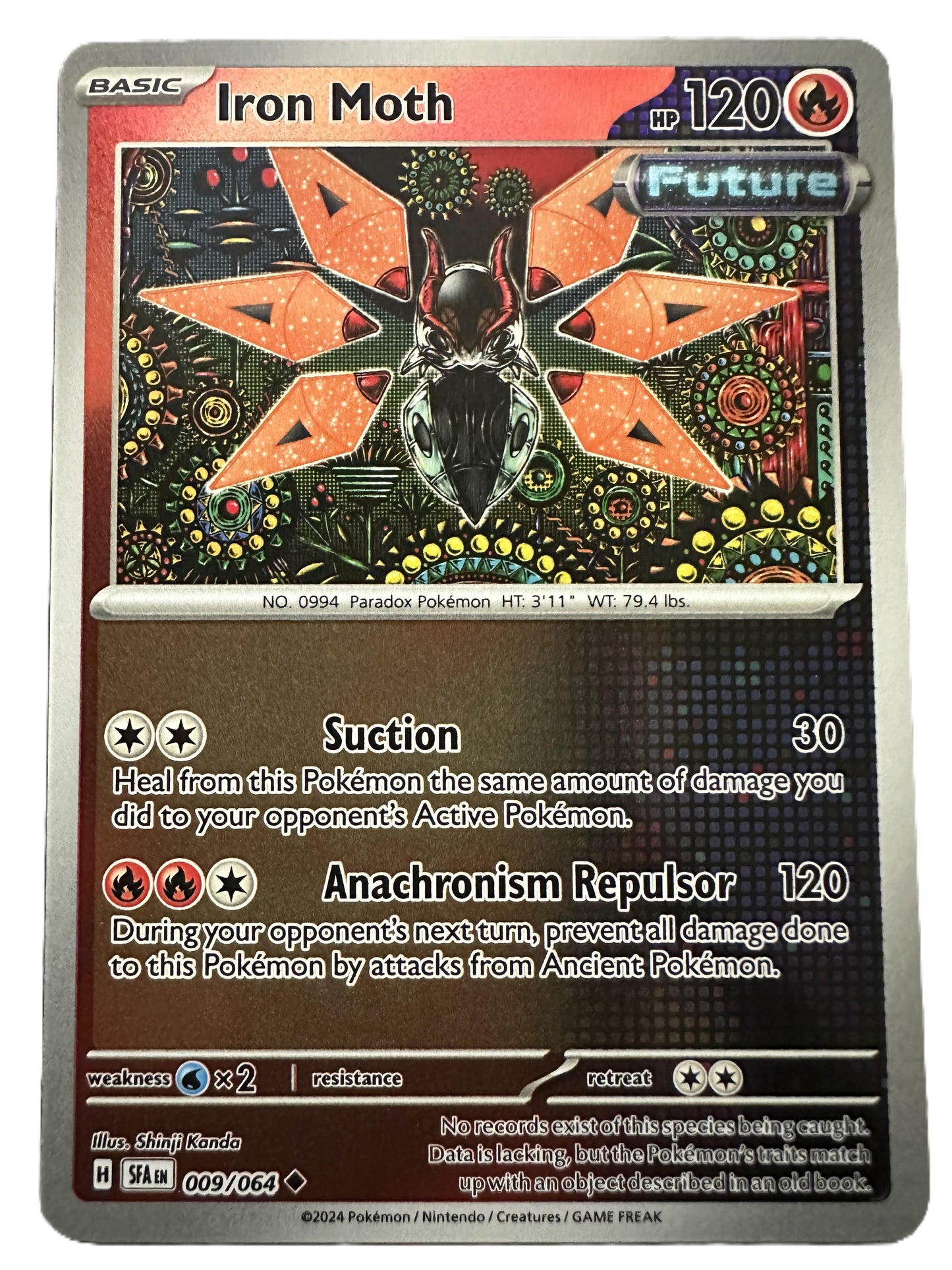 The Pokémon Company Pokémon TCG Iron Moth Rev Holo ◆ (9/64) Pokémon TCG - Shrouded Fable - Singles #1 - Pick'Em!