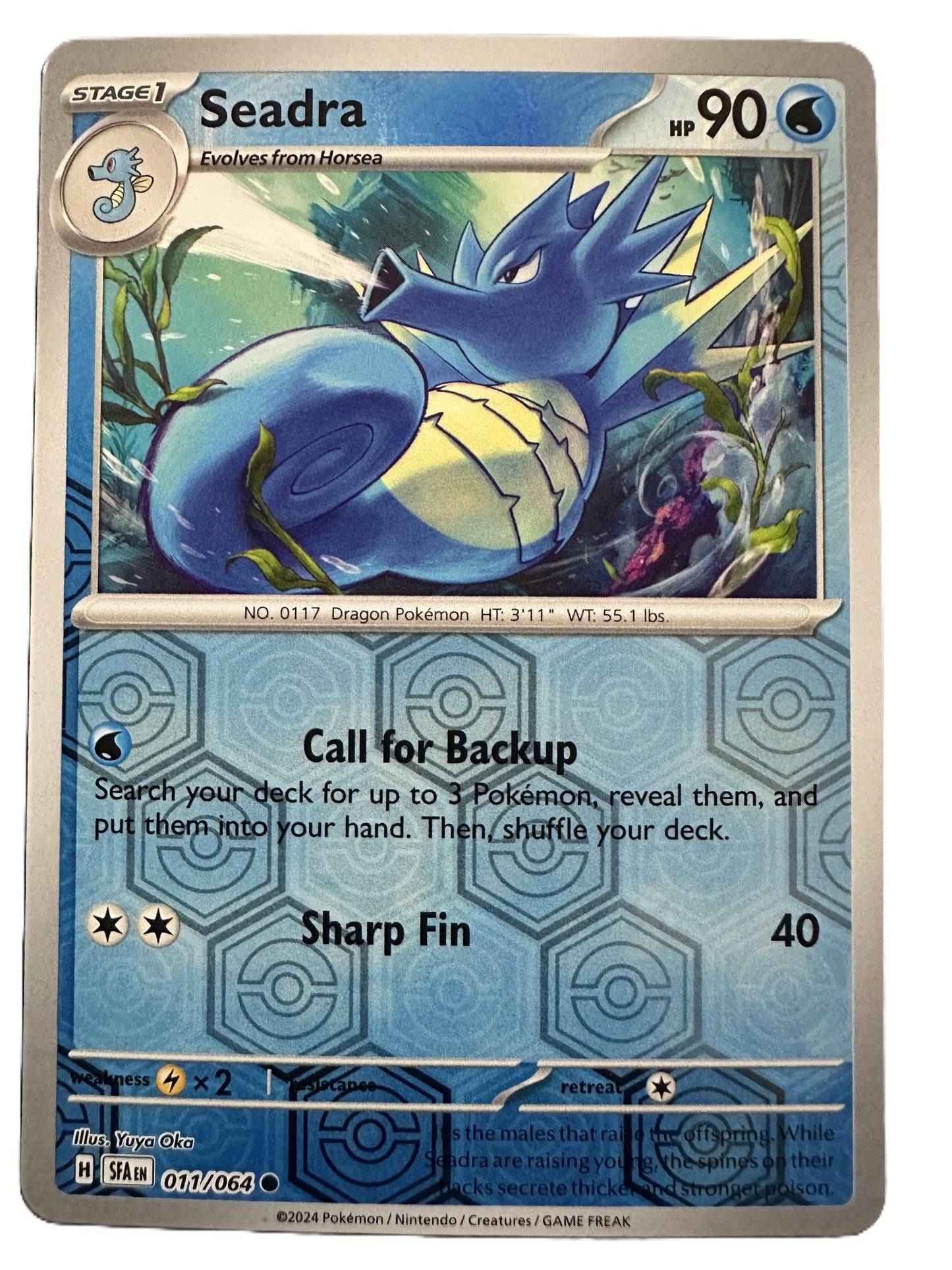 The Pokémon Company Pokémon TCG Seadra Rev Holo ● (11/64) Pokémon TCG - Shrouded Fable - Singles #1 - Pick'Em!