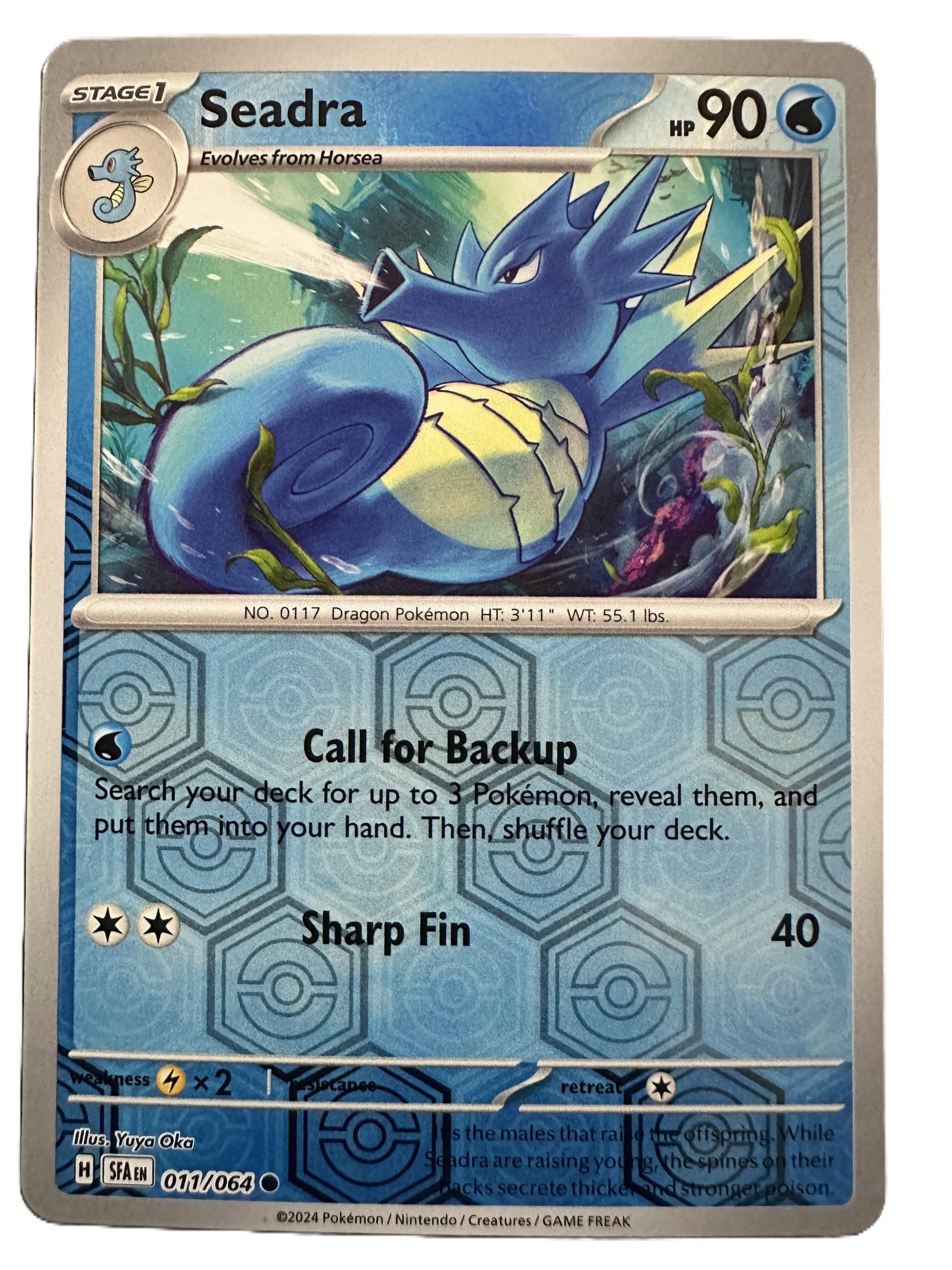 The Pokémon Company Pokémon TCG Seadra Rev Holo ● (11/64) Pokémon TCG - Shrouded Fable - Singles #1 - Pick'Em!