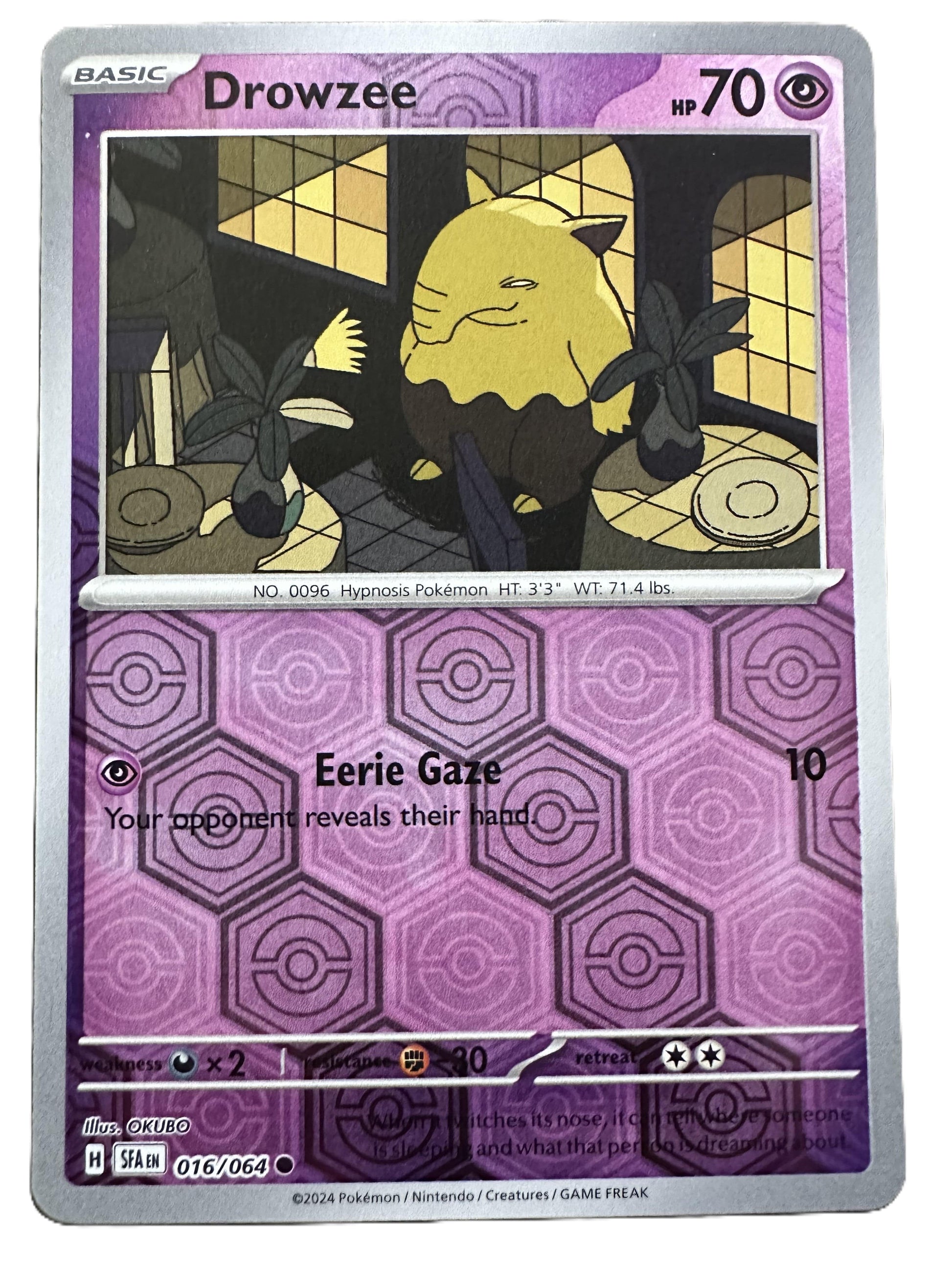 The Pokémon Company Pokémon TCG Drowzee Rev Holo ● (16/64) Pokémon TCG - Shrouded Fable - Singles #1 - Pick'Em!