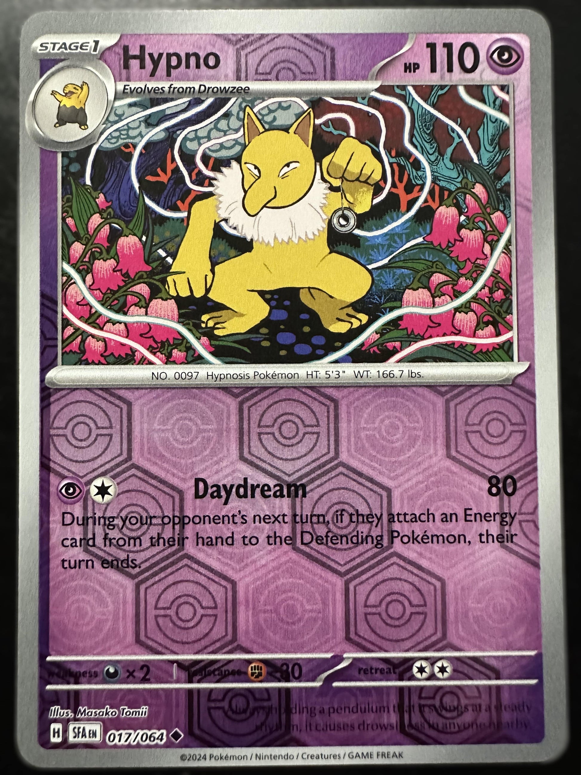The Pokémon Company Pokémon TCG Hypno Rev Holo ◆ (17/64) Pokémon TCG - Shrouded Fable - Singles #1 - Pick'Em!