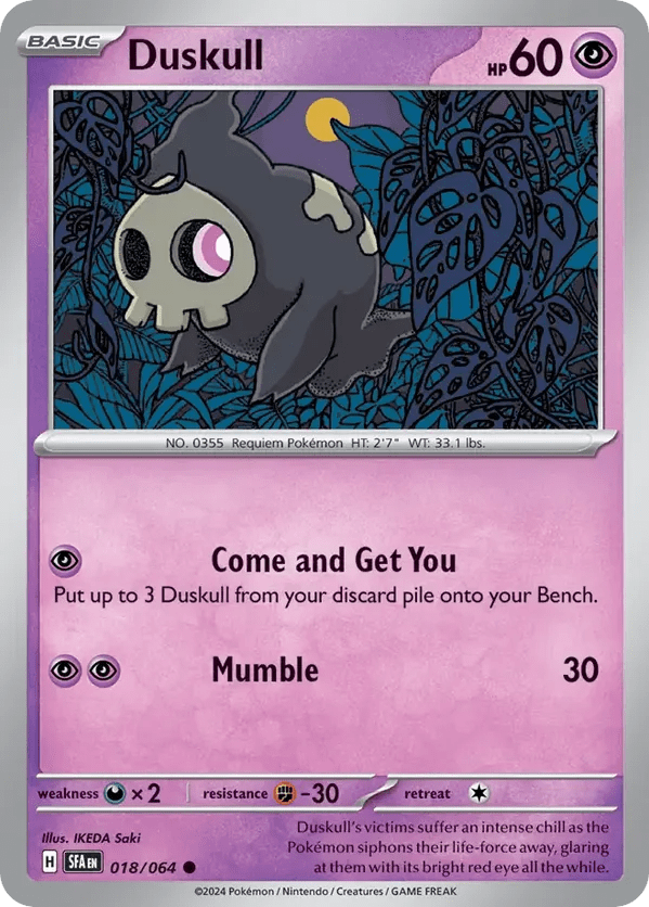 The Pokémon Company Pokémon TCG Duskull ● (18/64) Pokémon TCG - Shrouded Fable - Singles #1 - Pick'Em!