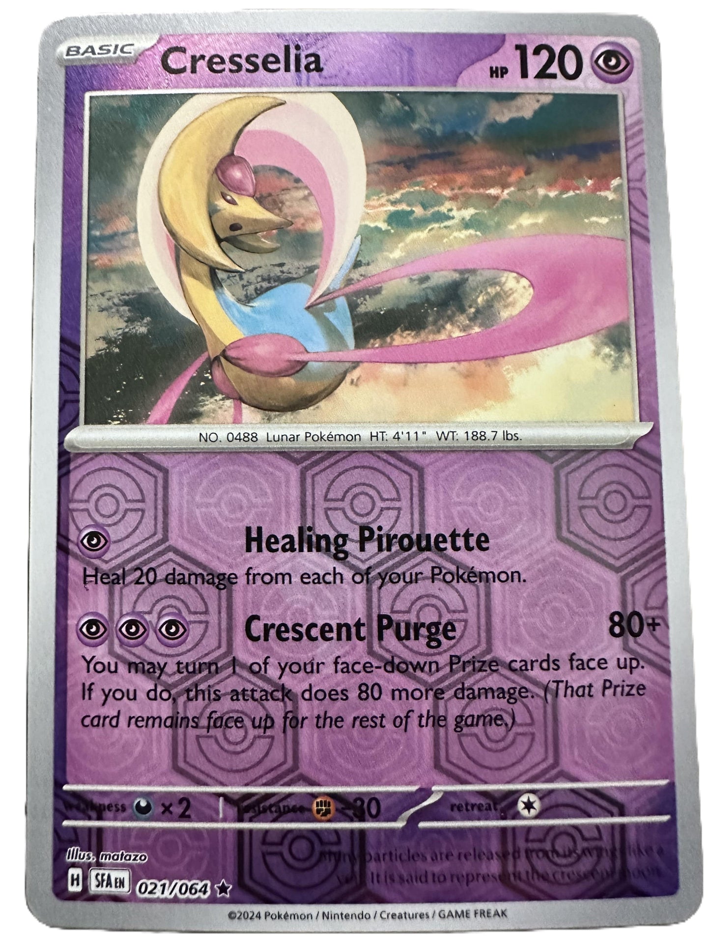 The Pokémon Company Pokémon TCG Cresselia Rev Holo ★ (21/64) Pokémon TCG - Shrouded Fable - Singles #1 - Pick'Em!