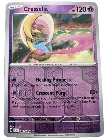 The Pokémon Company Pokémon TCG Cresselia Rev Holo ★ (21/64) Pokémon TCG - Shrouded Fable - Singles #1 - Pick'Em!