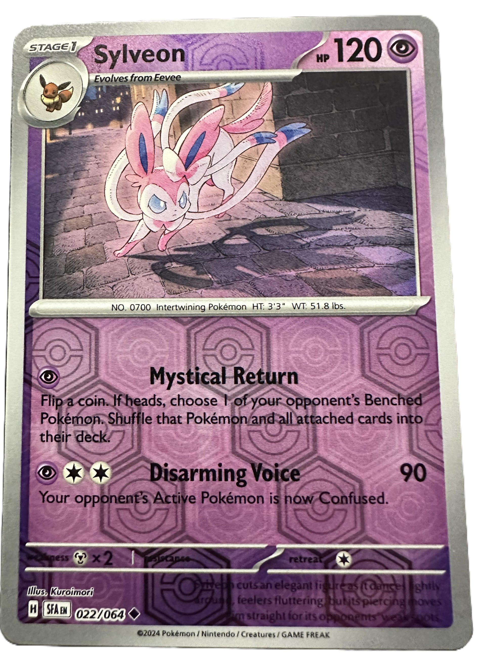 The Pokémon Company Pokémon TCG Sylveon Rev Holo ◆ (22/64) Pokémon TCG - Shrouded Fable - Singles #1 - Pick'Em!