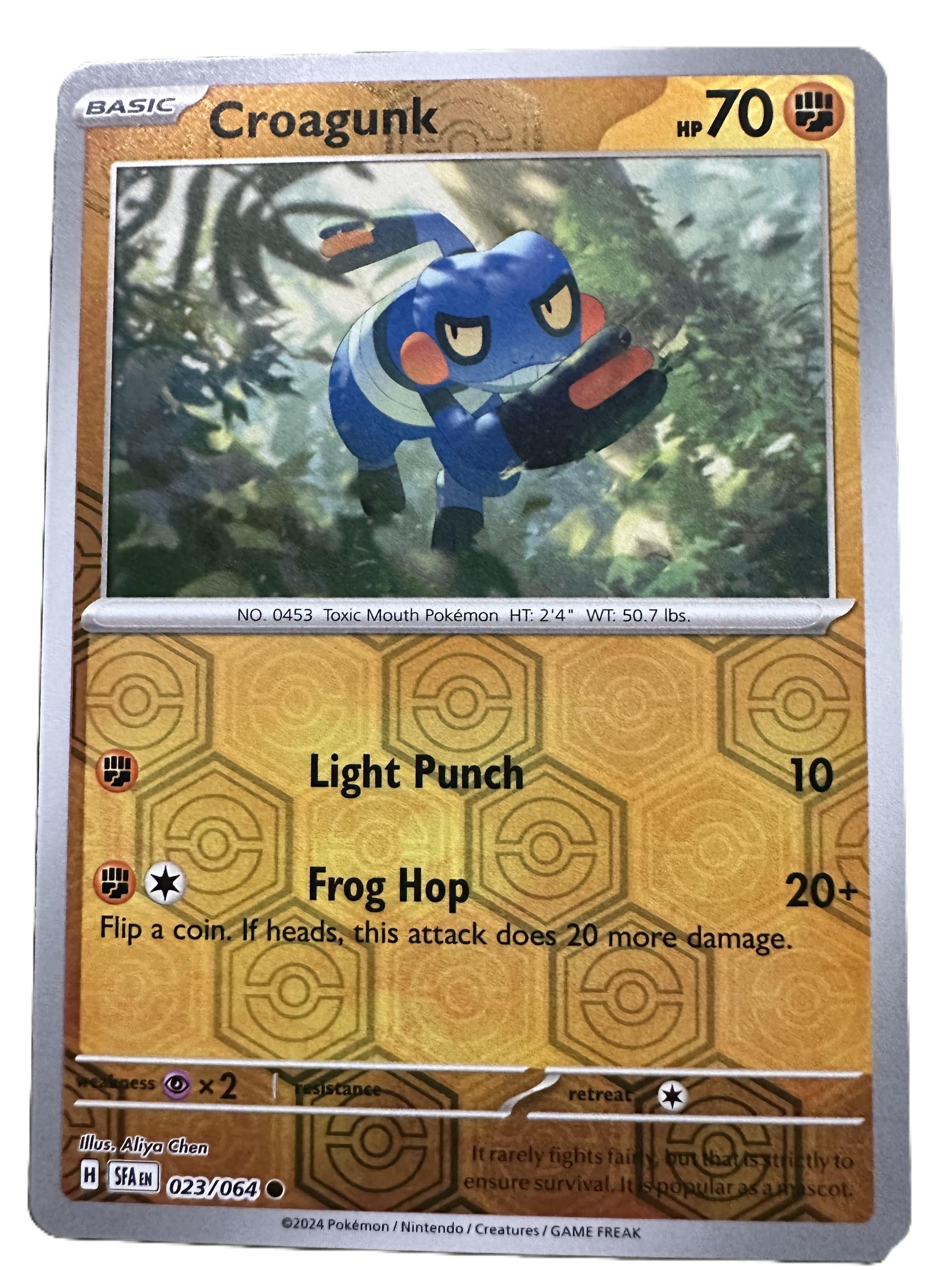 The Pokémon Company Pokémon TCG Croagunk Rev Holo ● (23/64) Pokémon TCG - Shrouded Fable - Singles #1 - Pick'Em!