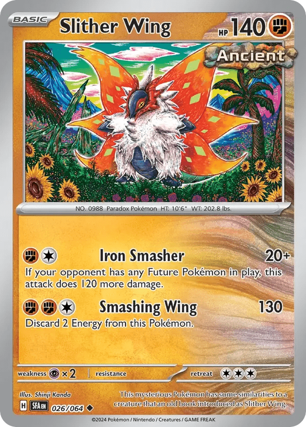 The Pokémon Company Pokémon TCG Slither Wing ◆ (26/64) Pokémon TCG - Shrouded Fable - Singles #1 - Pick'Em!