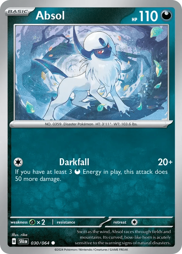 The Pokémon Company Pokémon TCG Absol ● (30/64) Pokémon TCG - Shrouded Fable - Singles #1 - Pick'Em!