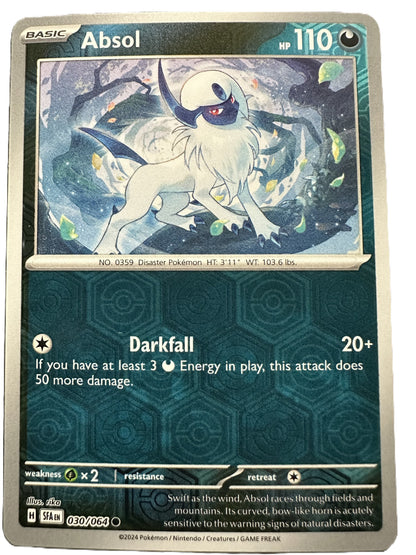 The Pokémon Company Pokémon TCG Absol Rev Holo ● (30/64) Pokémon TCG - Shrouded Fable - Singles #1 - Pick'Em!