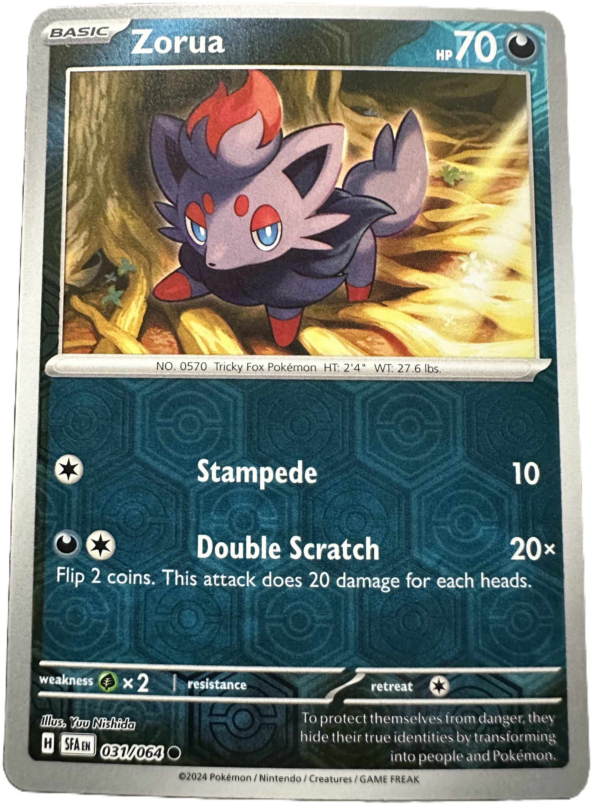 The Pokémon Company Pokémon TCG Zorua Rev Holo ● (31/64) Pokémon TCG - Shrouded Fable - Singles #1 - Pick'Em!